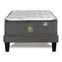 Cama Europea Serta Serene 1.5 Plazas Box - confort superior y base firme para un sueño reparador