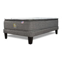 Cama Europea Serta Serene 1.5 Plazas Box - confort superior y base firme para un sueño reparador