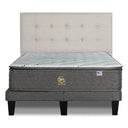 Cama Europea Serta Serene King Respaldo Tignes Arena - confort superior y base firme para un sueño reparador