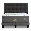 Cama Europea Serta Perfect Sleeper King Respaldo Tignes Marengo - confort superior y base firme para un sueño reparador