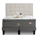 Cama Europea Serta Perfect Sleeper King Respaldo Tignes Arena - confort superior y base firme para un sueño reparador