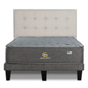 Cama Europea Serta Smartcomfort King Respaldo Tignes Arena - confort superior y base firme para un sueño reparador