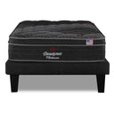Cama Europea Beautyrest Platinum 1.5 Plazas Box