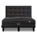 Cama Europea Beautyrest Platinum King + Respaldo Tignes Marengo