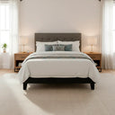 Cama Europea Beautyrest Platinum King + Respaldo Tignes Marengo