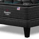 Cama Europea Beautyrest Dolphin 1.5 Plazas Box + Respaldo Tignes Arena