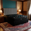 Cama Europea Bignest Beautyrest Dolphin 2 Plazas Box Marengo