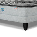 Cama Europea Lownest Simmons Sunset King Respaldo Tibet Plata - confort superior y base firme para un sueño reparador