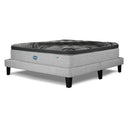 Cama Europea Lownest Simmons Sky 2 Plazas Box Respaldo Tibet Plata - confort superior y base firme para un sueño reparador