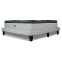 Cama Europea Lownest Simmons Sky 2 Plazas Box Respaldo Tibet Plata - confort superior y base firme para un sueño reparador