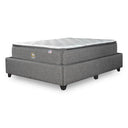 Cama Europea Bignest Serta Serene King Respaldo Tibet Gris - confort superior y base firme para un sueño reparador