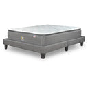 Cama Europea Lownest Serta Serene King Respaldo Tignes Gris - confort superior y base firme para un sueño reparador