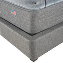 Cama Europea Bignest Serta Smartcomfort 2 Plazas Box Respaldo Tignes Gris - confort superior y base firme para un sueño reparador