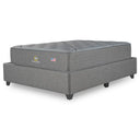 Cama Europea Bignest Serta Smartcomfort King Respaldo Tibet Gris - confort superior y base firme para un sueño reparador