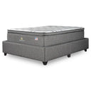 Cama Europea Bignest Serta Perfect Sleeper 2 Plazas Box Respaldo Tignes Gris - confort superior y base firme para un sueño reparador