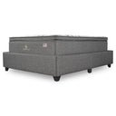 Cama Europea Bignest Serta Perfect Sleeper King Respaldo Tibet Gris - confort superior y base firme para un sueño reparador