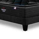 Cama Europea Lownest Beautyrest Dolphin 2 Plazas Box Respaldo Tibet Marengo - confort superior y base firme para un sueño reparador