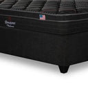 Cama Europea Bignest Beautyrest Platinum King Respaldo Tibet Marengo - confort superior y base firme para un sueño reparador