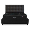 Cama Europea Bignest Beautyrest Dolphin 2 Plazas Box Respaldo Tignes Marengo - confort superior y base firme para un sueño reparador