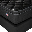 Cama Europea Bignest Beautyrest Harmony King Respaldo Tignes Marengo - confort superior y base firme para un sueño reparador