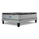 Cama Europea Simmons Sunset 1.5 Plazas Box - confort superior y base firme para un sueño reparador