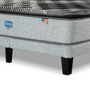 Cama Europea Simmons Sunset 2 Plazas Box - confort superior y base firme para un sueño reparador