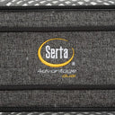 Cama Europea Serta Advantage Dual 1.5 Plazas Box Respaldo Tibet Gris - confort superior y base firme para un sueño reparador