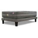 Cama Europea Serta Advantage Dual 1.5 Plazas Box Respaldo Tignes Arena - confort superior y base firme para un sueño reparador