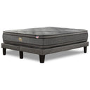 Cama Europea Serta Advantage Dual 2 Plazas Box Respaldo Tignes Gris - confort superior y base firme para un sueño reparador