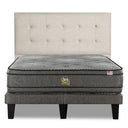 Cama Europea Serta Advantage Dual 2 Plazas Box Respaldo Tignes Arena - confort superior y base firme para un sueño reparador