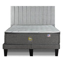 Cama Europea Serta Serene King Respaldo Tibet Plata - confort superior y base firme para un sueño reparador
