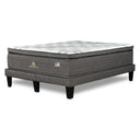 Cama Europea Serta Perfect Sleeper King Respaldo Tignes Plata - confort superior y base firme para un sueño reparador