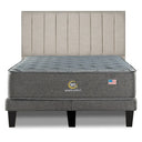 Cama Europea Serta Smartcomfort King Respaldo Tibet Arena - confort superior y base firme para un sueño reparador