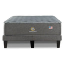 Cama Europea Serta Smartcomfort King Respaldo Tibet Arena - confort superior y base firme para un sueño reparador