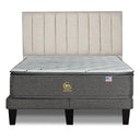 Cama Europea Serta Serene King Respaldo Tibet Arena - confort superior y base firme para un sueño reparador