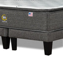Cama Europea Serta Serene King Respaldo Tibet Arena - confort superior y base firme para un sueño reparador