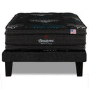 Cama Europea Beautyrest Gravity Dual 1.5 Plazas Box - confort superior y base firme para un sueño reparador