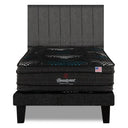 Cama Europea Beautyrest Gravity Dual 1.5 Plazas Box Respaldo Tibet Gris - confort superior y base firme para un sueño reparador