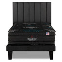 Cama Europea Beautyrest Gravity Dual 1.5 Plazas Box Respaldo Tibet Marengo - confort superior y base firme para un sueño reparador