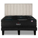 Cama Europea Beautyrest Gravity Dual 2 Plazas Box Respaldo Tibet Arena - confort superior y base firme para un sueño reparador