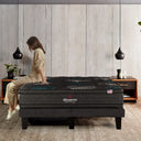 Cama Europea Beautyrest Gravity Dual King Respaldo Tignes Marengo - confort superior y base firme para un sueño reparador