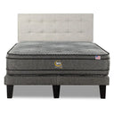 Cama Europea Serta Advantage Dual 2 Plazas Box Respaldo Urban Arena - confort superior y base firme para un sueño reparador