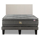 Cama Europea Serta Advantage Dual 2 Plazas Box Respaldo Praga Arena - confort superior y base firme para un sueño reparador