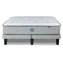 Cama Europea Simmons Dreamer 2 Plazas Box - confort superior y base firme para un sueño reparador