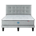 Cama Europea Simmons Dreamer 2 Plazas Box Respaldo Tignes Plata - confort superior y base firme para un sueño reparador