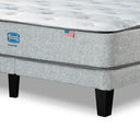 Cama Europea Simmons Dreamer 2 Plazas Box Respaldo Tibet Plata - confort superior y base firme para un sueño reparador