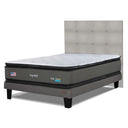 Cama Europea My Rest Dual Sense 1.5 Plazas Box Respaldo Tignes Arena - confort superior y base firme para un sueño reparador