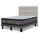 Cama Europea My Rest Dual Sense 2 Plazas Box Respaldo Tignes Arena - confort superior y base firme para un sueño reparador